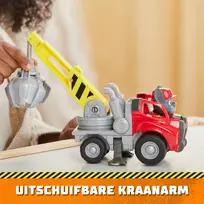 paw patrol figurele - Žaislinė figūrėlė, su priedais Spin Master Paw Patrol Rubble & Crew, raudona/geltona - 7 nuotrauka