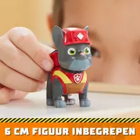 paw patrol figurele - Žaislinė figūrėlė, su priedais Spin Master Paw Patrol Rubble & Crew, raudona/geltona - 8 nuotrauka