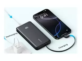 nesiojama baterija - Anker Zolo A110DH11, 10000mAh, 22.5W, juodas (black) - 2 nuotrauka