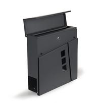 cinkuotas - Pašto dėžutė ModernHome HPB932-20-1, antracito, 37 cm x 10.5 cm x 36.5 cm - 6 nuotrauka