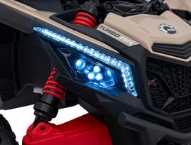 can can - Vaikiškas elektrinis keturratis Ramiz Can-Am Maverick, juodas (Black) - 13 nuotrauka