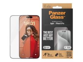 iphone 15 pro telefonai - PanzerGlass | Screen protector | Apple | iPhone 15 Pro | Glass | Clear | Easy installation - 4 nuotrauka
