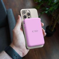 magsafe power bank - Tech-Protect PB31 LifeMag MagSafe Power Bank 10000mAh, violetinis - 2 nuotrauka