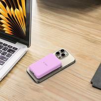 magsafe power bank - Tech-Protect PB31 LifeMag MagSafe Power Bank 10000mAh, violetinis - 3 nuotrauka