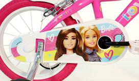 barbe - Dino Bikes Barbie vaikiškas dviratukas, 16", rožinis (Pink) - 4 nuotrauka