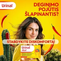 spanguoliu papildai - IDELYN URINAL® AKUT, 10 tablečių - 4 nuotrauka