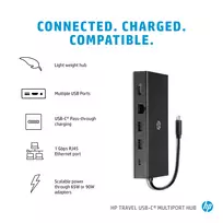 usb 3 0 hub - HP Travel USB-C Multi Port Hub EURO - 4 nuotrauka