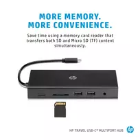 usb 3 0 hub - HP Travel USB-C Multi Port Hub EURO - 6 nuotrauka