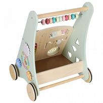 viga vaikstyne - Viga Toys Medinis stumdukas su abakusu, Mėlynas (Blue) - 12 nuotrauka