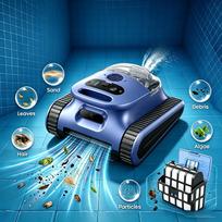 roboto 8 - Wybot belaidis baseino valymo robotas C2PRO - 8 nuotrauka