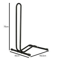 juodas metalas - RoGer Metal Bicycle Stand Juodas (Black) - 8 nuotrauka