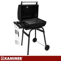 kepsnine grilis saslykine - KAMINER Sodo kepsninė su dangčiu 82x51x117 cm - 7 nuotrauka