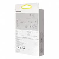 baseus hdmi - Adapteris Baseus USB-C - 2xUSB/USB-C/HDMI/SD/MicroSD USB-C male, 2xUSB/USB-C/HDMI/SD/MicroSD female, balta - 2 nuotrauka