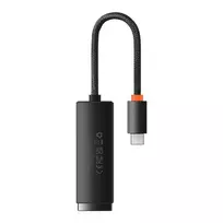 rj45 baseus usb - Tinklo adapteris Baseus Lite Series USB-C iki RJ45 – juodas - 5 nuotrauka