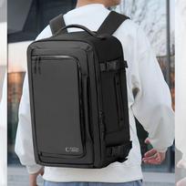 ryanair kuprine - Tech-Protect Defender S50 Backpack for Ryanair & Wizzar, 20L Laptop - Black - 5 nuotrauka