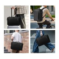 ryanair kuprine - Tech-Protect Defender S50 Backpack for Ryanair & Wizzar, 20L Laptop - Black - 6 nuotrauka