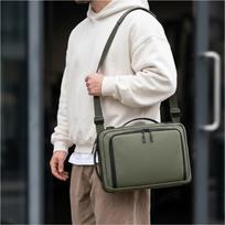 ryanair kuprine - Tech-Protect Defender S50 Backpack for Ryanair & Wizzar, 20L Laptop - Olive - 3 nuotrauka
