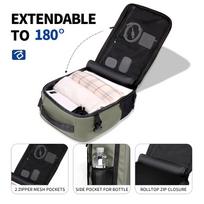 ryanair kuprine - Tech-Protect Defender S50 Backpack for Ryanair & Wizzar, 20L Laptop - Olive - 8 nuotrauka