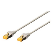 kabelis 4x2.5 - DIGITUS CAT 6A S-FTP Patch Cable 0.5m Grey - 2 nuotrauka