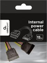 m sata - Gembird Cable SATA x2 to SATA 0.15m - 2 nuotrauka