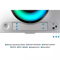 samsung 49 oled odyssey oled g9 - Samsung Odyssey G9 G93SD LS49DG934SUXEN 49" OLED, DQHD, 240Hz, Sidabrinis (Silver) - 3 nuotrauka