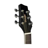 akustine gitara juoda - Akustinė gitara Stagg SA20D BLK - 2 nuotrauka