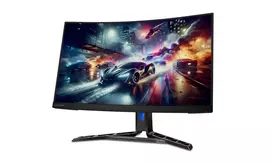 curved monitorius - Lenovo Legion R27qc-30 27" WQHD 180Hz Išlenktas Juodas (Raven Black) - 6 nuotrauka