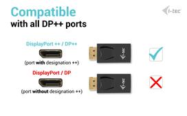 hdmi i displayport adapteris - I-tec DP2HDMI4K30HZ DisplayPort į HDMI adapteris 4K/30Hz - Juodas (Black) - 3 nuotrauka