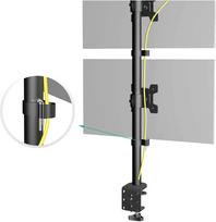 tv laikiklis vesa 100x100 - Maclean MC-966 Monitoriaus laikiklis 13"-27", Juodas (Black) - 5 nuotrauka