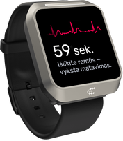 dydi m - Teltoheart Širdies veiklos stebėjimo apyrankė M dydis (Gray) - 3 nuotrauka