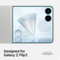 samsung telefonai - Spigen "Glas.TR EZ Fit HD" Apsauginis stiklas Samsung Galaxy Z Flip 7 - Skaidrus (Transparent) - 7 nuotrauka