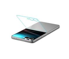 samsung telefonai - Spigen "Glas.TR EZ Fit HD" Apsauginis stiklas Samsung Galaxy Z Flip 7 - Skaidrus (Transparent) - 11 nuotrauka
