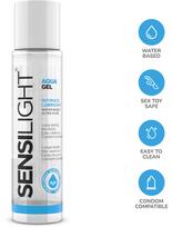 lubrikantas - SENSILIGHT WATERBASED ULTRA GLIDE AQUAGEL, 150 ml - 2 nuotrauka