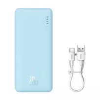 baseus 20w powerbank - Baseus Airpow 10000mAh 20W mėlynas - 4 nuotrauka
