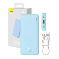baseus 20w powerbank - Baseus Airpow 10000mAh 20W mėlynas - 6 nuotrauka