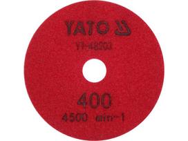 deimantinis diskas akmens masei - Toya Deimantinis šlifavimo poliravimo diskas YT-48203, 100 mm, P400 - 2 nuotrauka