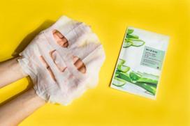 alavijai aloe - Mizon Joyful Time Essence Mask Aloe Veido kaukė su alaviju - 2 nuotrauka