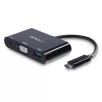 usb c laidas 60w - „StarTech“ USB-C Į VGA ADAPTERIS SU PD/PD + USB PRIJUNGTAS – USB-C ADAPTERIS - 4 nuotrauka