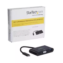 usb c laidas 60w - „StarTech“ USB-C Į VGA ADAPTERIS SU PD/PD + USB PRIJUNGTAS – USB-C ADAPTERIS - 6 nuotrauka