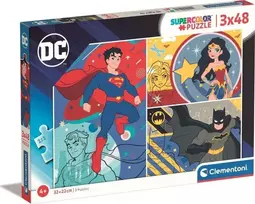 Clementoni DC Comics 25272, 3 x 48 det.