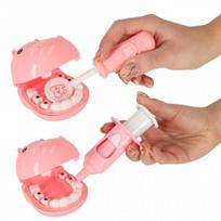 daktaro rinkinys - Klein Hipopotamo odontologo medicinos rinkinys, rožinis (Pink) - 5 nuotrauka