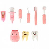 daktaro rinkinys - Klein Hipopotamo odontologo medicinos rinkinys, rožinis (Pink) - 6 nuotrauka