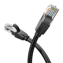 utp kabelis juodas - Vention IBEBH UTP CAT6 RJ45 Ethernet tinklo kabelis 1000Mbps 2m Juodas (Black) - 3 nuotrauka