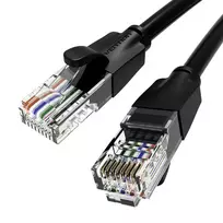 venta - Vention UTP CAT6 RJ45 Ethernet tinklo kabelis 1000Mbps 5m Juodas (Black) - 2 nuotrauka