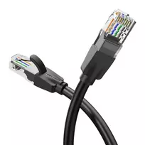 venta - Vention UTP CAT6 RJ45 Ethernet tinklo kabelis 1000Mbps 5m Juodas (Black) - 3 nuotrauka