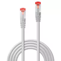 cat6 kabelis - Lindy Cat.6 S/FTP 27AWG Network Cable 1m Grey - 2 nuotrauka