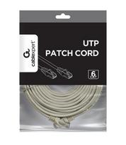 utp kabelis 30m - Gembird PP6U UTP Cat6 Patch Cord 30m Gray - 2 nuotrauka