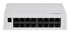 tinklo komutatoriai - Switch|DAHUA|Desktop/pedestal|16x10Base-T / 100Base-TX|SF1016L - 2 nuotrauka