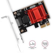 pcie laidas - Axagon PCEE-GIX PCIe tinklo plokštė 1x Gigabit Ethernet (RJ-45), Intel i210AT, PXE Juoda/Raudona (Black/Red) - 5 nuotrauka