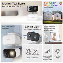 kameros mikrofonas - WRL CAMERA INDOOR/OUTDOOR/TAPO C206 TP-LINK - 17 nuotrauka
